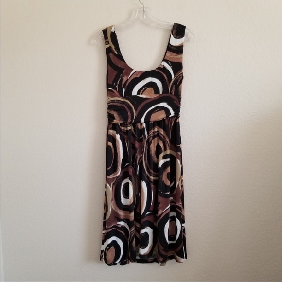 NWT AB STUDIO Printed Stretch Dress Size Medium - Picture 3 of 6